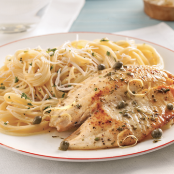 Tilapia Piccata Dinner